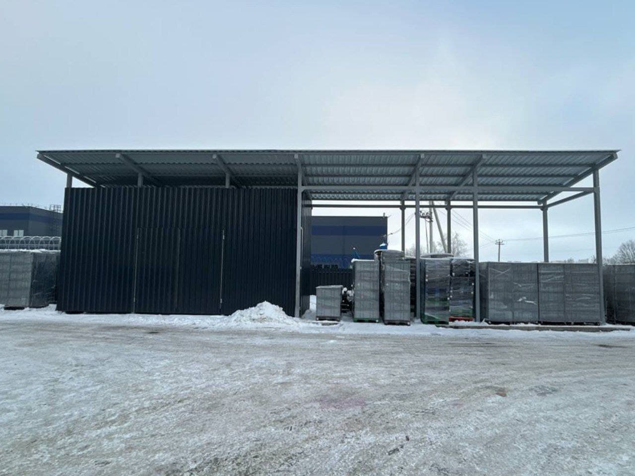 Складской комплекс ТБО. п. Порошкино